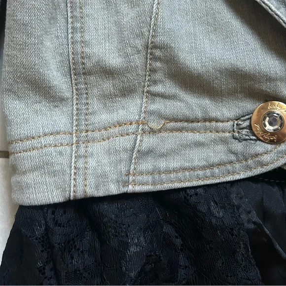 Baby Phat Grey Short denim vest - Picture 6 of 13